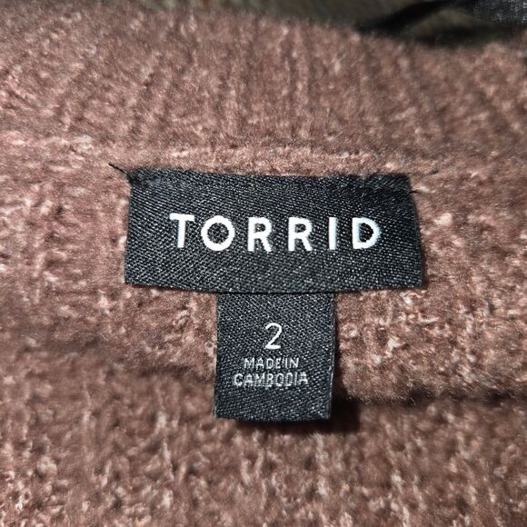 Torrid Women's Plus Size Cardigan Button Front Sweater Size 2 2x - Picture 6 of 7